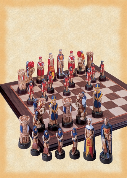 Battle of Bannockburn Hand Decorated Theme Chess Set