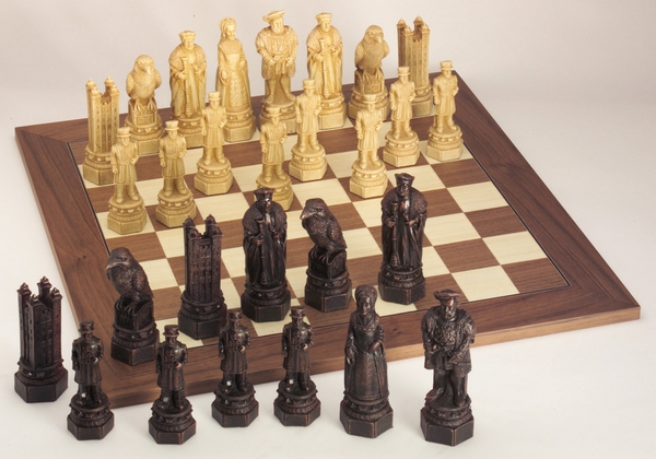 Plain theme chess pieces, chess board pieces from our collection of ...