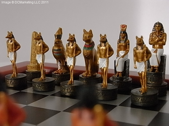 Egyptian Themed Chess - Egyptian Theme Chess - Egyptian Chess Sets